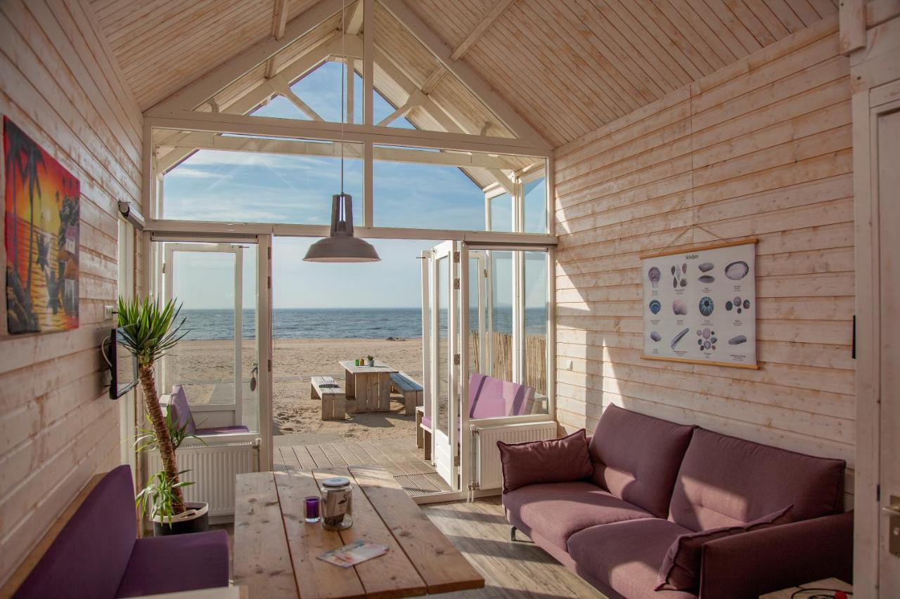 Surf En Beach Strandhuisjes Katwijk aan Zee Eksteriør billede