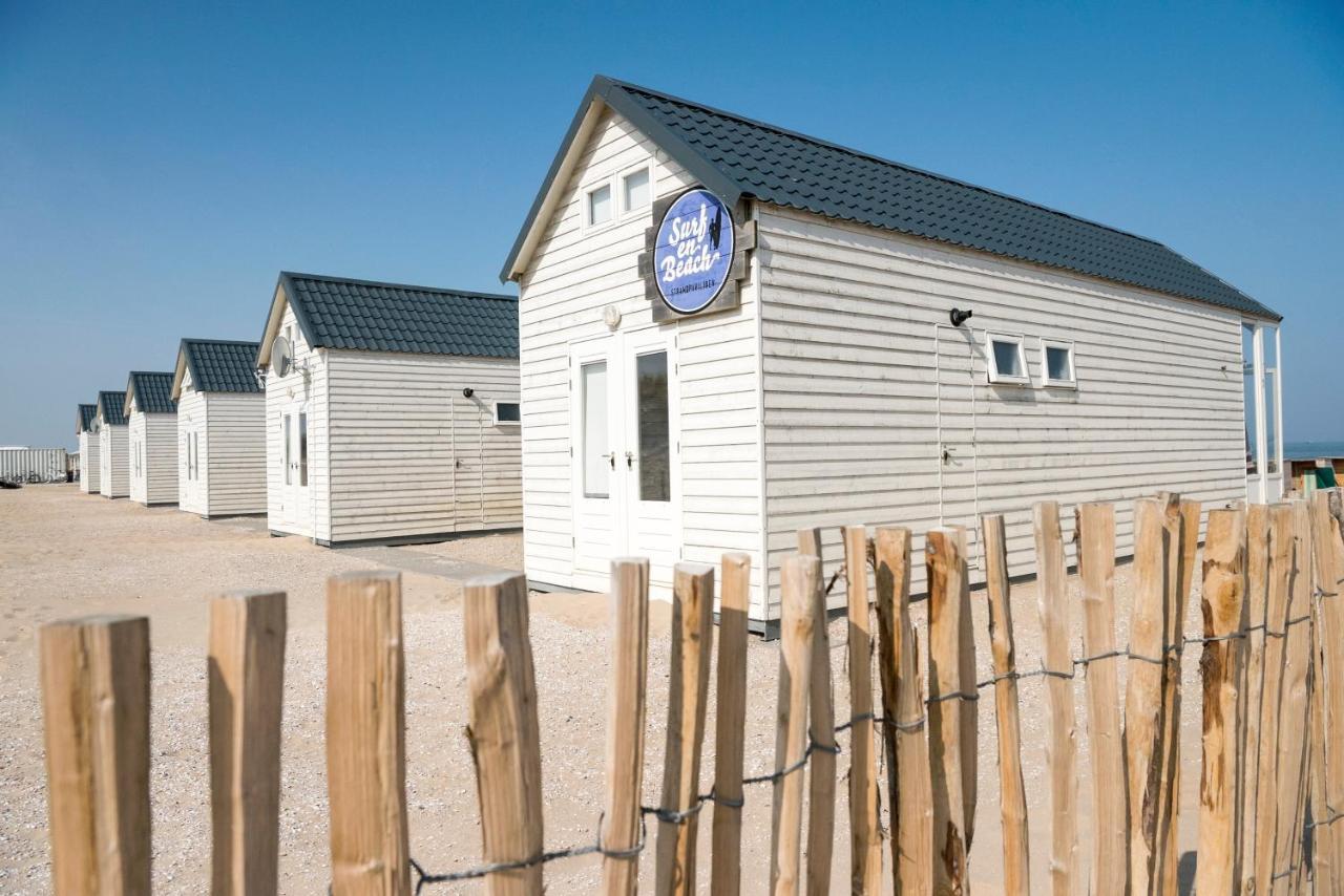 Surf En Beach Strandhuisjes Katwijk aan Zee Eksteriør billede