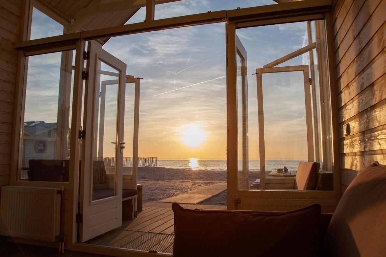 Surf En Beach Strandhuisjes Katwijk aan Zee Eksteriør billede